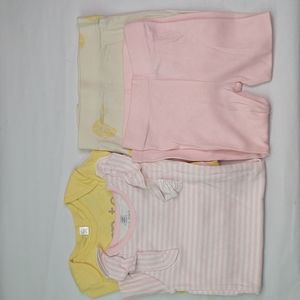 Onesies and Bottoms Sets of 2 (4Pcs) Size:18M